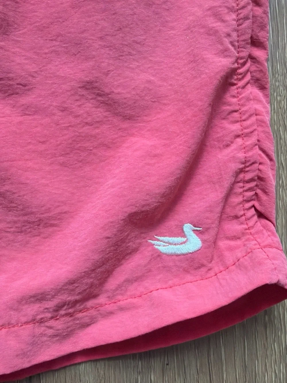 Southern Marsh Coral Red Swim Trunks with Drawstring